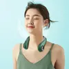 Electric Fans Portable Sports Neck Fan 360 Degree Lazy Neckband Fan Air Outlets USB Rechargeable Mini Personal Leafless Hanging247V