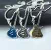 S3589 Titanium Steel Guitar Pendan T Naszyjnik dla Man Woman Street Hip-Hop Rock