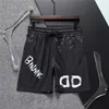 Designer Summer Mens Shorts Les shorts rayés sont élégants courts de bain Casual Sports Gym Séchage rapide Homme Pantalons de plage Noir et blanc asiatique