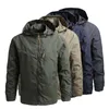 Vestes pour hommes Veste décontractée Veste imperméable d'hiver pour hommes Coupe-vent Hommes Mode Manteau Hoodies Camping Randonnée Veste Survêtement Vêtements pour hommes 230417