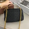 10A high quality LouLou Puffer Y shape luxurycrossbody designer bag woman handbag shoulder bags gold chain wallet purses classic retro totes handbags dhgate bags