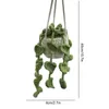 Dekorativa figurer Bilhänge Decor Potted Plant Hanging Ornament Auto bakspegel Swing Söta interiörstillbehör gåvor