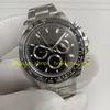 18 Kolor Men Chronograph Watch 904L Stalowe Zdjęcie Męskie 40 mm 116500 czarna tarcza ceramiczna 116508 18K żółte złoto 7750 Ruch 116519 Automatyczne zegarki Chrono