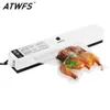 ATWFS Vacuum Sealer Storage Packing Sealing Machine Kitchen Vacuum Container Packer Saver with 15pcs Vacum Bag305g