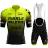 Ensembles de maillots de cyclisme Fluorescent Huub Ensemble de sweat-shirt de vélo d'été Chemise à manches courtes pour hommes MTBJersey Vêtements de vélo pour hommes Maillot de vélo ciclima 230414