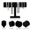 Jewelry Boxes Single Tier Velvet Bracelet Chain Watch T Bar Rack Hard Display Holder Organizer High Quality Stand 231117