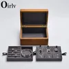 Jewelry Boxes Oirlv Retro Solid Wood Gift Box Square Big Ring Earrings Organizer Storage Multifunction Display Props 231117