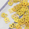 Party Decoration Table 50Th Birthday Number Anniversary Scatter Gold Wedding Decorations Glitter Old Supplies Metallic Sprinkles