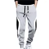 Mens Pants Casual Autumn Fabulous Ankle Banded Fall Trousers Warm Men Contrast Colors Sports For Work