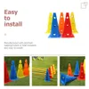 Andra idrottsartiklar 5 datorer Tillbehör Fotbollsträningsutrustning Blue Soccer Tool Hollowed Cones Orange Sports mål Universal Practice Icons 231116