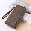 Women's Wallet Long Double Zipper Clutch Wallet New Wallet Ladies Long Fashion Large Capacity Money Clip 0417-111