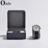 مربعات المجوهرات Oirlv Fashion Deluxe إصدار واحد مع وسادة مشاهدة هدية مربع بو الجلود عرض التغليف تخزين محمول 231117