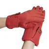 Damen-Luxus-Handschuh, Schaffell-Handschuhe, modische Designer-Handschuhe mit Buchstaben-Bowknot, modische Handschuhe, warme Plüsch-Gants, süße Mädchen