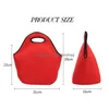 Storage Bags Black Red New 100% Neoprene Lunch Cooler Insation For Women Thermal Bag Box Kids Tote Handbag Lz0577 Drop Delivery Home Dhpgz