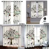 Cortina 2021 3D Cortina Animal Árvore Crianças Quarto Cortinas Moda Moderna KTV Drapes Cortinas Blackout Drop Delivery Home Garden Home Dhkfj