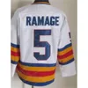 Heren CCM hockey''nHl'' Retro 27 John Wensink Jersey Vintage Classic 5 Rob Ramage 14 Rene Robert 9 Lanny McDonald Blauw Wit Team Away Kleur Alle