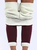 Womens Pants Capris Velvet Winter Leggins Solid Color Thick 231116