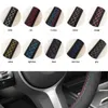 Steering Wheel Covers Customized Car Cover Wrap Wear-resistant Genuine Leather Braid For E46 325i E39 E53 X5 Accessories