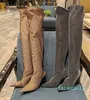 The Knee Boots Super High Heel Pointed Toe Stretch Boots Sexy Mesh Fished Ladies Long Boots Footwear