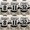 Homens Reverse Retro Blank hockey''nHl'' 8 Drew Doughty Jersey 11 Anze Kopitar 32 Jonathan Quick 22 Kevin Fiala 99 Wayne Gretzky Stadium Series Preto