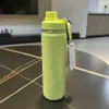 Tumbler met Lu700ml Yoga Ketel Cups Sport Fitness Waterfles Outdoor Gym RVS Thermoskan Geschenkbekers Vacuüm Bier Koffiemok Deksels Drinkwar