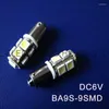 高品質のDC6V 6.3V BA9S LED電球ランプ光警告パイロット信号10pcs/lot