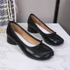 Klädskor lägenheter tabi ninja moccasins runda split tå grunt kvinnor ensamstående lat slip på slingback mules lady loafers kvinnlig 230417