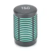 New TG371 Bluetooth Speaker Outdoor Portable TWS Waterproof IPX5 Mini Cannon Sound with Light