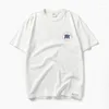 Camisetas para hombre, camiseta con estampado "MNT" para hombre, camisa de manga corta de verano con hombros caídos, camisa de algodón de Color negro para MN33109