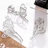 Women Large Metal Rose Floral Leaf Hair Claw Crab Ladies Barrettes Hairgrip Girls Hair Clips Hairpins Headwear Ornaments