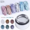 Vernis à ongles à miroir métallique, 6ml, peinture à fil, laque UV ou lampe LED, colle à tremper pour Nail Art, bord CH77615176736