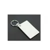 Party Favor Sublimation Blank Keychains Party Favor Sundries Mdf Wooden Key Pendants Thermal Transfer Double-Sided Keyring White BJ