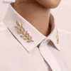 Pinki broszki koreańskie biżuterię wiatrowe retro drzewa retro mężczyźni i kobiety uniwersalna broszka liść koszulka garnitur hurtowe szpilki i broszki lel pinl231117