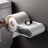 Toalettpappershållare Portabla toalettrullepappershållare Stand Hem lagringsställ hygieniskt pappersdispenser badrum väggmonterad vatten267b