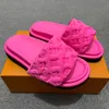 Tasarımcı Sandalet Kadın Slaytlar Sandale Kadın Platformu Slayt Terlik Kaydırıcıları Ayakkabı Alt Flip Flops Yaz Günlük Plajı Sandal Gerçek Deri En Kalite Kutu 10A