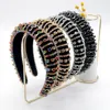 Europe et amérique plein cristaux épais anti-dérapant bandeau éponge synthétique diamant bandeau cheveux pour femmes HOOP2770