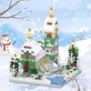 Blocks City House Blocks Sakura Windmill Bricks Toys for Girls Boys Fishman Hut Street View Model Blocks Toys Presente