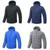 Veste d'hiver pour hommes veste en duvet femme manteau variété de couleurs chaud épais coupe-vent à capuche matelassé mode décontractée taille simple M-4XL doudoune noire