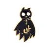 Accessoires de dessin animé Black Halloween Cat Émail Pin Dark Punk Broches Badges en métal pour sac à dos Chapeau Sacs Femmes Hommes Drop Livraison Bébé Dhb7I