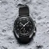 Bioceramic Planet Moon Mens Watches Full Function Quarz Chronograph Watch Mission to Mercury 42mm Limited Edition Master polshorloges