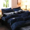 Conjuntos de cama 1 Pc Plush Velvet Duvet Cover Heat Impresso Edredom Casal Single Size Bed Covers para Inverno Coral Fleece Housse de Couette 220x240 231117