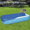 Rectangle Swimming Pool Cover Cloth Square Pool Cover Swimming Dust Rain Cloth Thick 262 175CM245s