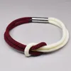 Bettelarmbänder Lucky Red Cotton Thread Armband Tradition Knoten handgewebtes geflochtenes Seil Gebetsschmuck Liebhaber Armbänder