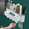 AHAWILL Магнитно-адсорбционный держатель для зубных щеток, перевернутая чашка, автоматический дозатор для соковыжималки для зубной пасты, продукт для дома и ванной комнаты 211130276v