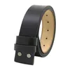 Riemen 38 mm lederen riem voor heren zonder gespoeld Vintage taille -strap -diy vervangende accessoires Verjaardagsgeschenken