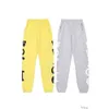 Designer Pantaloni casual Pantaloni da uomo Pantaloni sportivi Young Thug Autumn Star Lettera Schiuma Stampa Piedi Pantaloni con cinturino High Street Casual Uomini larghi