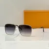 Hochwertige 1:1-Pilot-Sonnenbrille aus Metall mit quadratischem Rahmen und bedruckter Oberfläche, luxuriöse Herren- und Damen-Sonnenbrille mit Farbverlauf Z1986U für den Freizeiturlaub