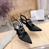 Mode Slim Fiting High Heeled Sandals Luxury Designer Fashion Women's Dresses Shoes Summer Women's Shoes. Storlekar 35-42. Med låda