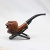 Smoking Pipe Creative lion head resin tobacco pipe