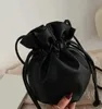 Cubo con cordón para mujer, bandolera de hombro a la moda para mujer